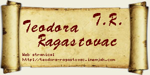 Teodora Ragastovac vizit kartica